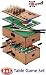 UKayed ® 5 in 1 Deluxe Games Table - Pool - Football - Tennis - Chess - Backgamman -