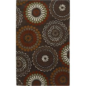 Bombay Chocolate Contemporary Rug Size: 5' x 8'