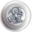 LED�v�b�V�����C�g&nbsp;���d�r��&nbsp;LED���C�g&nbsp;�z���s�v&nbsp;�ȒP���t��&nbsp;�^�b�`���C�g&nbsp;SILVER(�V���o�[)&nbsp;3�Z�b�g