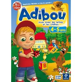 Adibou Joue avec les lettres et les chiffres 4/5ans 07/08