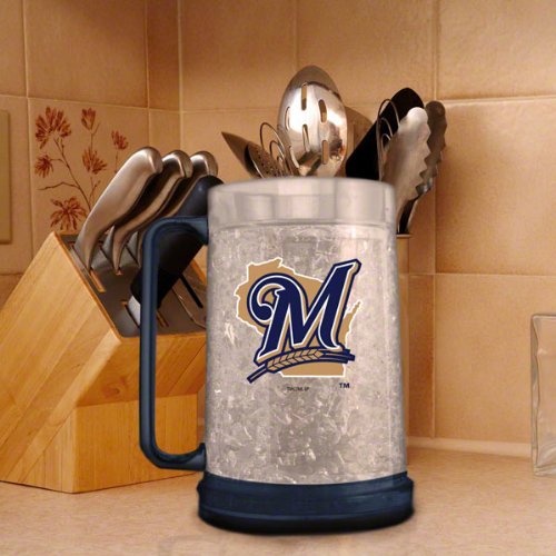 Milwaukee Brewers 16 oz Logo Freezer Mug