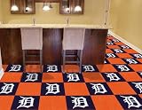Detroit Tigers 18"x18" tiles Carpet Tiles Set of 20 Carpet Tiles