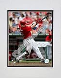 Austin Kearns 2006 Batting Action Double Matted 8 X 10 Photograph (Unframed)
