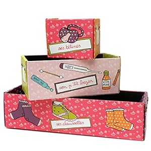 paniers et bo&icirc;tes de rangement bo&icirc;tes de rangement avec couvercle