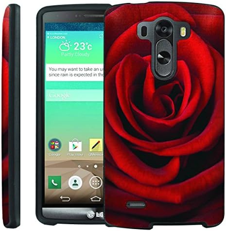 [ManiaGear] Design Graphic Image Shell Cover Hard Case (Red Rose) for LG G3