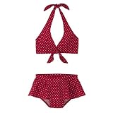 Girls' Xhilaration Dot Print 2-pc. Bikini - Red
