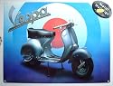 Enamel Sign - Vespa