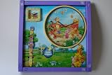 Disney Winnie The Pooh Bedside Alarm Clock, Hanging Wall Clock and Child Analogue Wrist Watch Gift Set