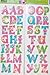 Main Street Wall Creations Jumbo Stickers - A B C's Princess Pink