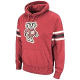 Wisconsin Badgers Vintage Blindside Pullover Hooded Sweatshirt