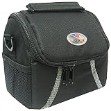 Zeikos ZE-CA38B Deluxe Soft Small Camera and Video Bag