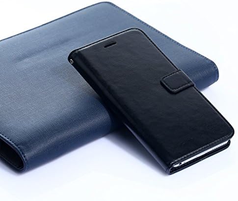 Hwisdom Iphone 6 Case 4.7 Inch Premium Genuine Leather Wallet Case with Credit Card Id Holders for Iphone 6 (Iphone6 4.7-black)