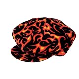 Flame Print Newsboy Hat (1 pc)