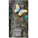 Multicoloured Butterfly Wall Planter