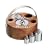 Natural Elements Eight Piece Imperial Weight Set with Stand & Metal Handle