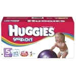 Huggies Snug & Dry Diapers, Size 5, 112-Count