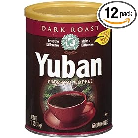 Yuban Dark Roast Ground Coffee, 11-Ounce Cans (Pack of 12)