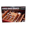 Expandable kitchen utility drawer organizer with 2 bonus trays