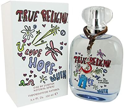 Wave Fragrances Denim True Religion Love Hope Women's Eau De Parfum Spray, 3.4 Ounce