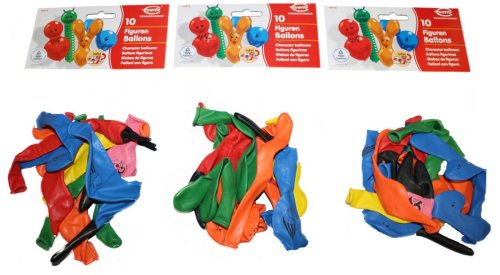 Imagen principal de Everts 46510 - 3 paquetes de 10 globos con formas