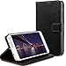 ULAK Note 3 Case, Galaxy Note 3 Case - Flip Wallet Case Stand Premium PU Leather Cover Protective Skin for Samsung Galaxy Note 3 N9000 w/Magnetic Closure and Credit Card ID Holders (Black)