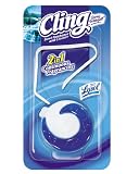 Lysol Cling Clip-On 2in1 Toilet Bowl Freshener and Cleaner: Spring Waterfall