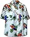Pacific Legend Womens Parrots Hawaiian Shirt