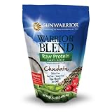 Sun Warrior Warrior Blend Raw Plant-Based Complete Protein Powder ~ Chocolate ~ 2.2 lbs Bag