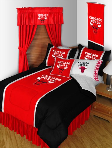 Chicago Bulls King Size 14 Pc Bedding Set Comforter Sheet Set 2