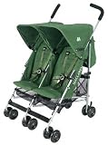 Maclaren Twin Triumph Stroller, Green