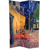 Van Goghs Café Terrace & View of Arles Art Print Room Divider Screen