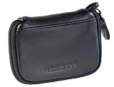 Cullmann SHELL COVER Compact 100 Leder schwarz - Soft-Shell Aufbewahrung für Kompakt-Kameras, Handys und MP3-Player.
