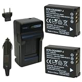 Wasabi Power Battery and Charger Kit for Panasonic Lumix CGA-S007, CGA-S007A, CGA-S007A/1B, CGA-S007E, DMW-BCD10, DMC-TZ1, DMC-TZ2, DMC-TZ3, DMC-TZ4, DMC-TZ5, DMC-TZ11, DMC-TZ15, DMC-TZ50