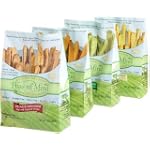 Peas of Mind Veggie Wedgies Variety Pack, 12-Ounce Bags (Pack of 4)