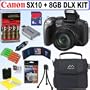 Canon Powershot SX10IS 10MP Digital Camera + 8GB Deluxe Accessory Kit