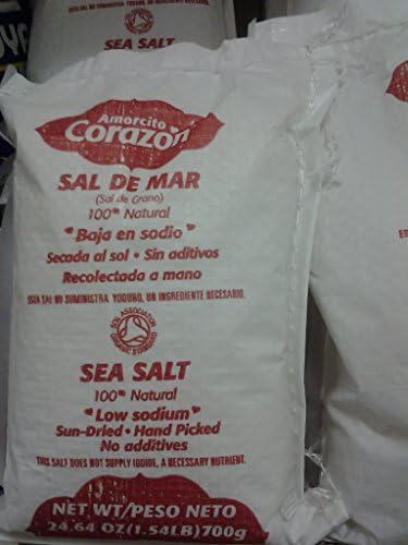 amorcito corazonSea Salt Grain No Additives Low Sodium 1.54 Pound