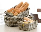 Large Buff Wicker Pantry Basket