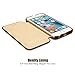 Jisoncase iPhone 6s Vintage Leather Stand Case Magnetic Flip Phone Cover for Apple iPhone 6/ 6s Brown (JS-I6S-05M20)