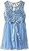 My Michelle Big Girls' Pleated Glitter Mesh Dress