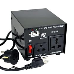 Goldsource&reg; Step Up and Down Voltage Converter Transformer ST500 - Transformer - AC 110/220 V - 500 Watt