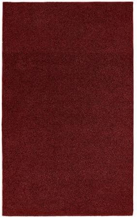 Wildon Home Brennda Bath Rug,size 60" x 96" (Burgandy)