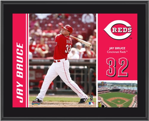 Jay Bruce Plaque | Details: Cincinnati Reds, Sublimated, 10x13, MLB Plaque