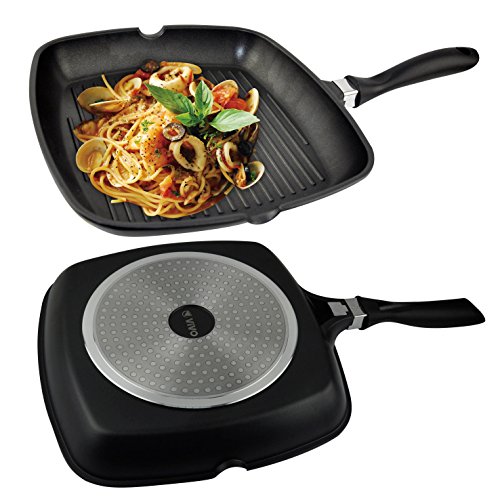 Best Offer ViVoÂ© Cast Aluminum Griddle Hob Pan Suitable Gas Hobs