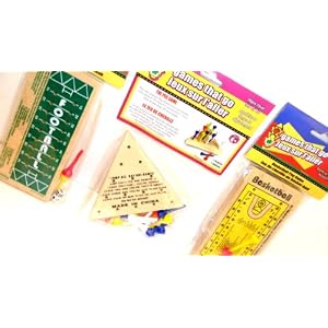 Car Games Set of 3 Basketball, Football & The Peg Game