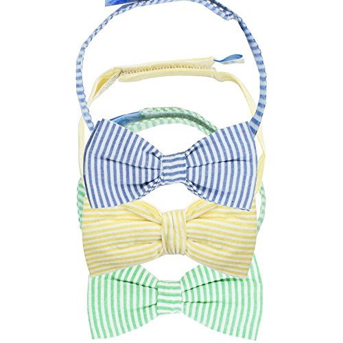 RuggedButts® Infant / Toddler Boys Striped Seersucker Bow Tie