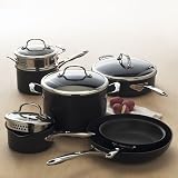 FOOD NETWORK 11-PC HARD-ANODIZED NONSTICK COOKWARE SET