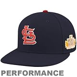 New Era St. Louis Cardinals Navy Blue 2011 World Series Road On-Field 59FIFTY Fitted Hat (7 5/8)