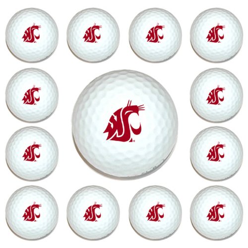 Washington State Cougars Dozen Pack Of Golf Balls From Team Golf