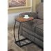 Black Metal And Oak Sofa Table By Coaster Furniture