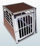 Alu Hundebox / Transportbox / Autobox + Einlegematte S (82x66x68)